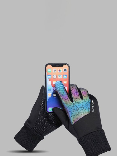Alexvyan Women Patterned Winter Gloves - Image 3