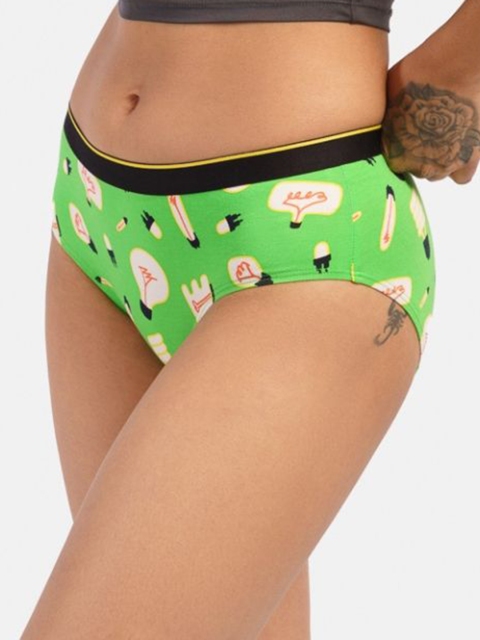 bummer Women Printed Low Rise Hipster Brief - Image 3