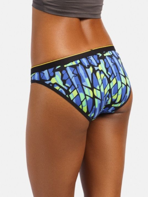 bummer Women Printed Mid-Rise Bikini Briefs - Image 3