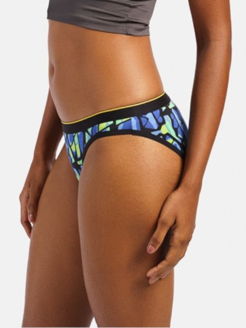 bummer Women Printed Mid-Rise Bikini Briefs - Image 2