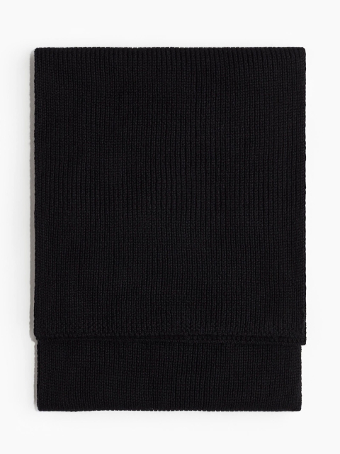 H&M Men Rib-Knit Scarf