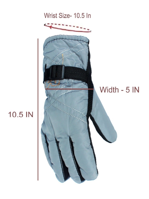 Alexvyan Men Winter Snow & Wind Proof Soft Gloves - Image 7