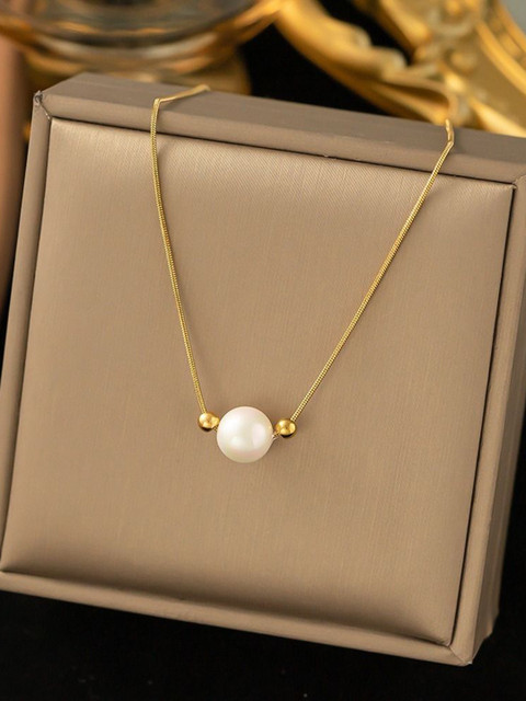 MYKI Gold-Plated Beaded Chain