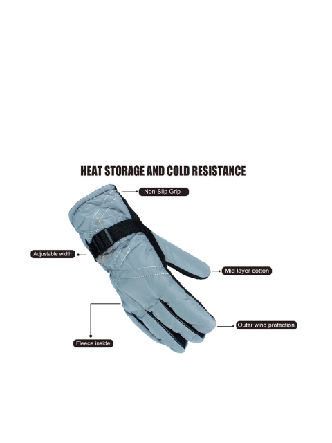 Alexvyan Men Winter Snow & Wind Proof Soft Gloves - Image 5