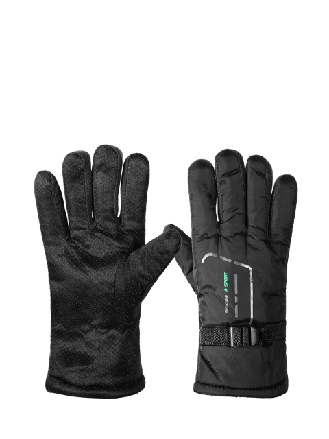 Alexvyan Men Patterned Winter Gloves