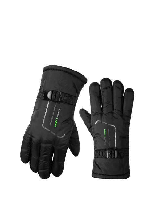 Alexvyan Men Patterned Winter Gloves - Image 3