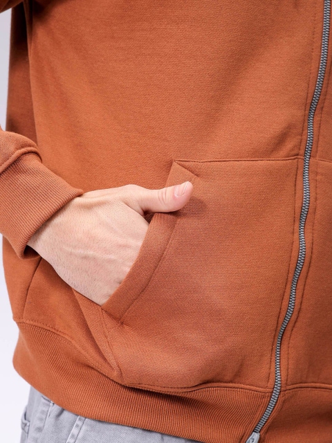 The Indian Garage Co Men Hooded Double Way Front Open Zipper Sweatshirt - Image 7