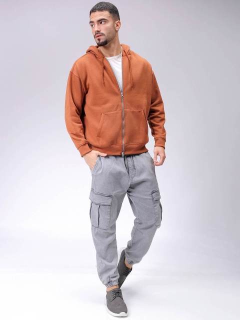 The Indian Garage Co Men Hooded Double Way Front Open Zipper Sweatshirt - Image 5