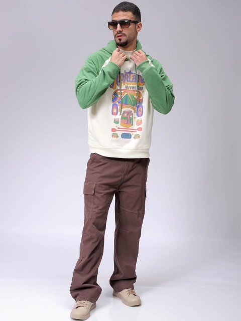 The Indian Garage Co Men Printed Hooded Sweatshirt - Image 2