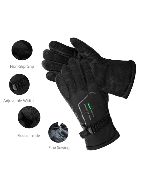Alexvyan Men Patterned Winter Gloves - Image 5