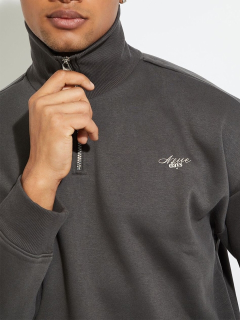 max URB_N Men Oversized Back Printed Sweatshirt - Image 2