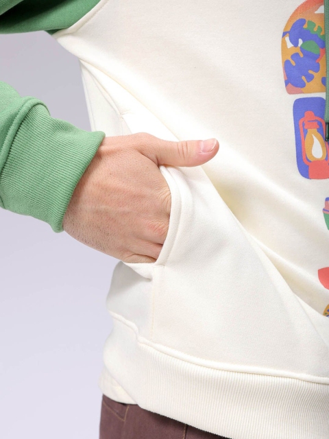 The Indian Garage Co Men Printed Hooded Sweatshirt - Image 7