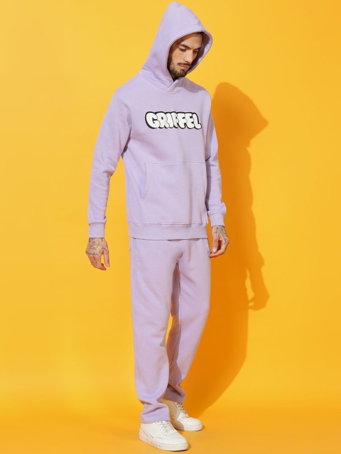 GRIFFEL Printed Long Sleeve Hooded Tracksuit