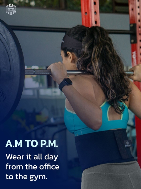 BOLDFIT Unisex Waist Belt Workout Accessories - Image 7