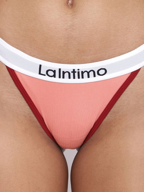 La Intimo Women Mid Rise Thong Briefs - Image 6