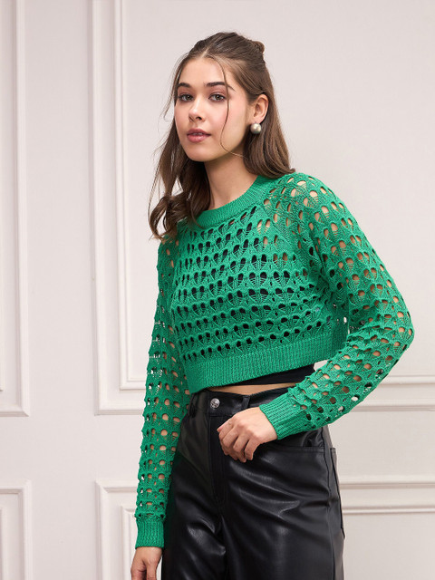 SASSAFRAS Women Crop Pullover - Image 4