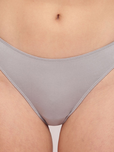 La Intimo Low Rise Thong BriefsLIPTH11GY - Image 5