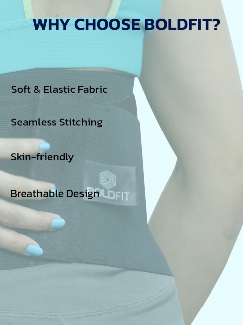 BOLDFIT Unisex Waist Belt Workout Accessories - Image 6