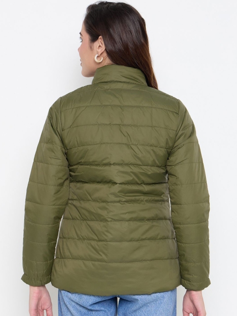 Duke Women Solid Longline Bomber Jacket - Image 5
