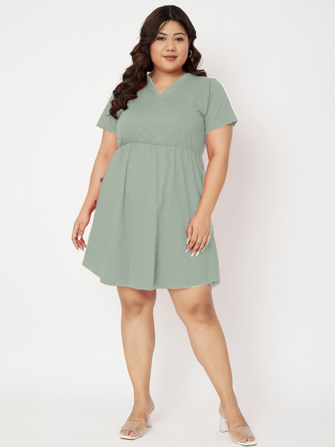 BRINNS Women Plus Size Fit & Flare Dress - Image 6