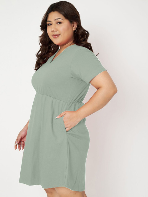 BRINNS Women Plus Size Fit & Flare Dress - Image 4