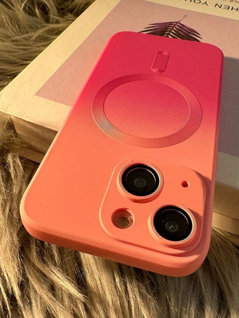 Luxury Kase Solid Printed iPhone 14 Back Case Mobile Accessories