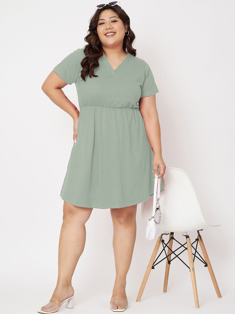 BRINNS Women Plus Size Fit & Flare Dress - Image 7