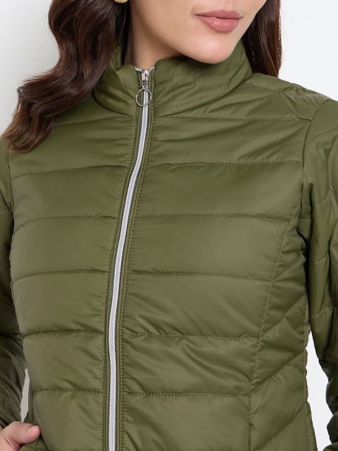 Duke Women Solid Longline Bomber Jacket - Image 2
