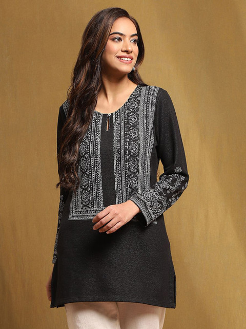 Biba Women Printed Kurti - Image 3