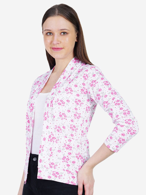 TEEMOODS Women Printed Shrug - Image 4
