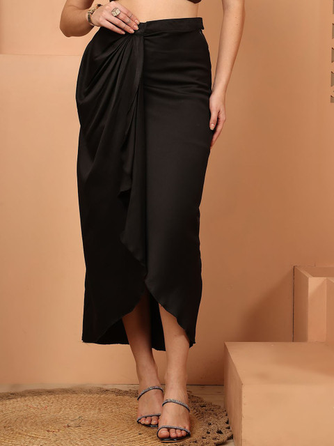 NEUDIS Wrap Midi Skirt