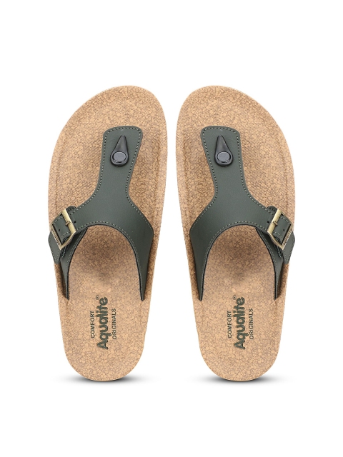 Aqualite Men Rubber Thong Flip-Flops