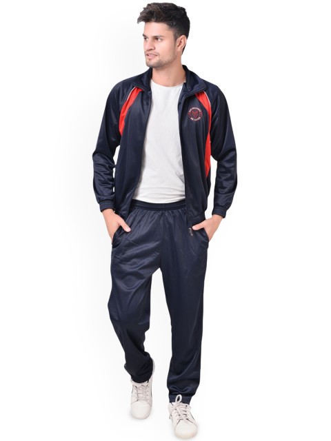 Body Mechanics Men Mock Collar Mid-Rise Tracksuits