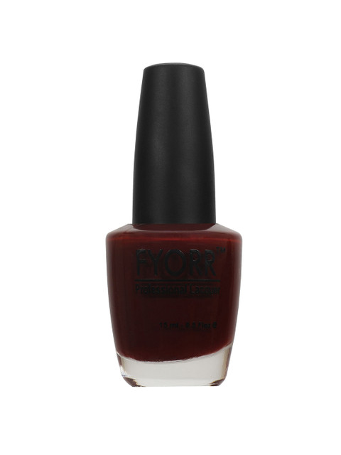 FYORR Professional Lacquer Long Lasting Nail Polish - 15ml - Wine Factory- 35