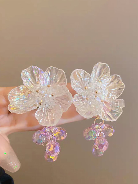 StyleCast x Revolte Floral Drop Earrings