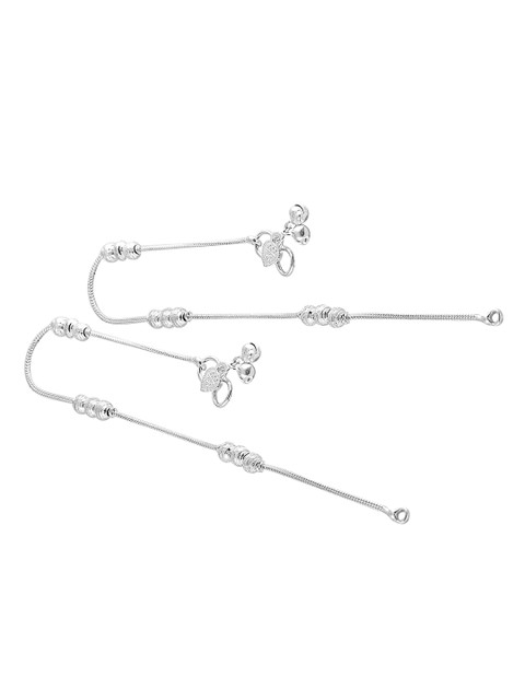 Lila Silver-Plated Anklet