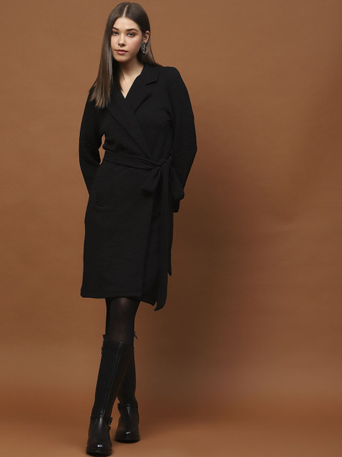 StyleCast X SERA Women Belted Longline Quilted Coat