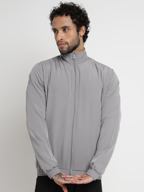 OFF LIMITS Men Windcheater Sporty Jacket with Embroidered