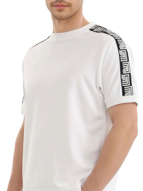 RARE RABBIT Men Graphic Printed Round Neck Cotton Oversized T-shirt - Image 2