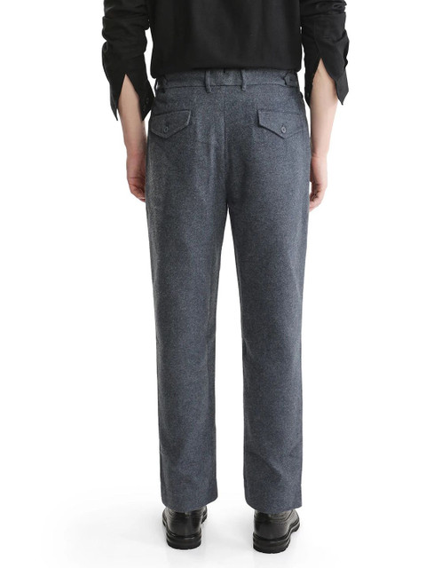 RARE RABBIT Men Comfort Pleated Cotton Formal Trousers - Image 4