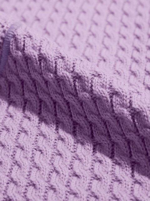 The Souled Store Women Cable Knit Turtle Neck Pullover Sweaters - Image 2