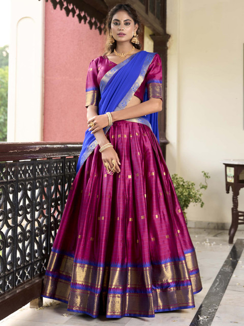 LOOKNBOOK ART Ready to Wear Lehenga & Unstitched Blouse With Dupatta