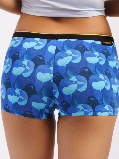 bummer Women Printed Boy Shorts Brief - Image 4
