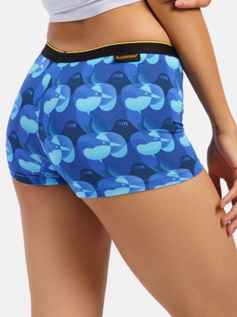 bummer Women Printed Boy Shorts Brief - Image 3