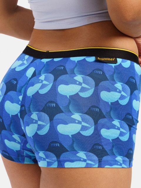 bummer Women Printed Boy Shorts Brief - Image 6