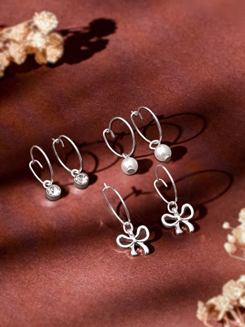 Accessorize Geometric Hoop Earrings