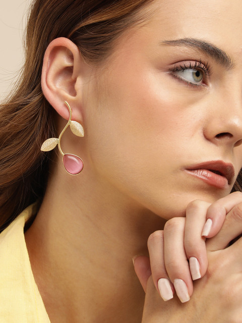 Anouk Gold-Plated Beaded Drop Earrings