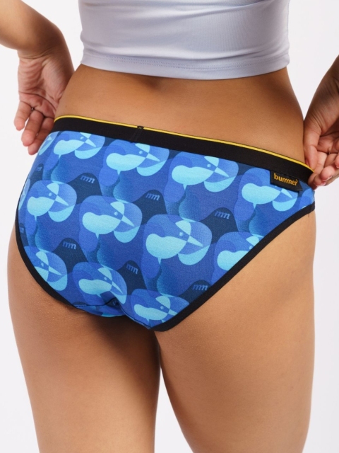 bummer Women Printed Mid-Rise Bikini Brief - Image 5