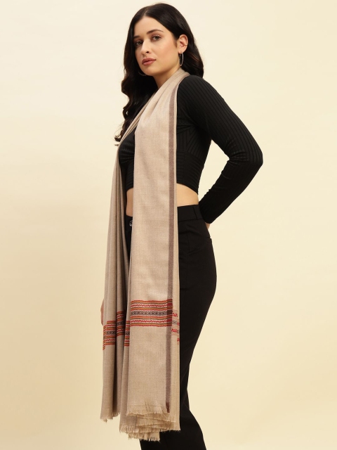 WEAVERS VILLA Women Striped Printed Shawl - Image 4