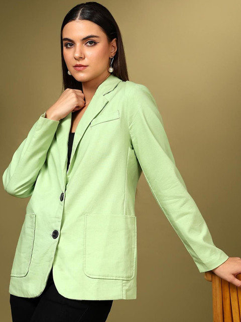 Kotty Notched Lapel Single Breasted Blazer - Image 3
